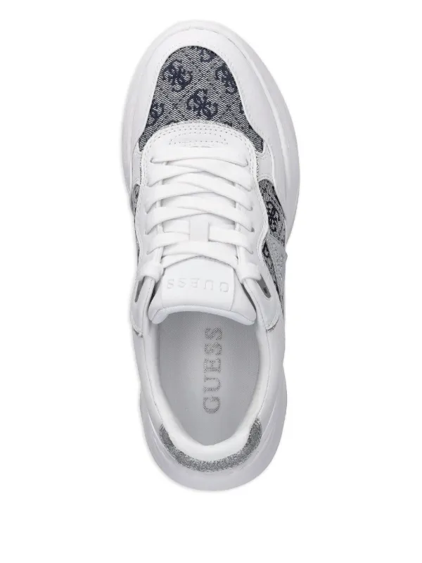 GUESS USA Happy logo-detail Chunky Sneakers White FARFETCH ID