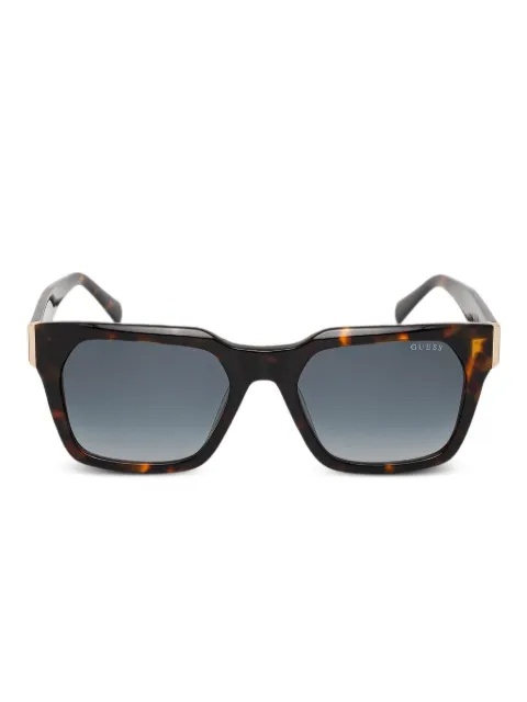 GUESS EYEWEAR lentes de sol con armazón cuadrada estilo carey