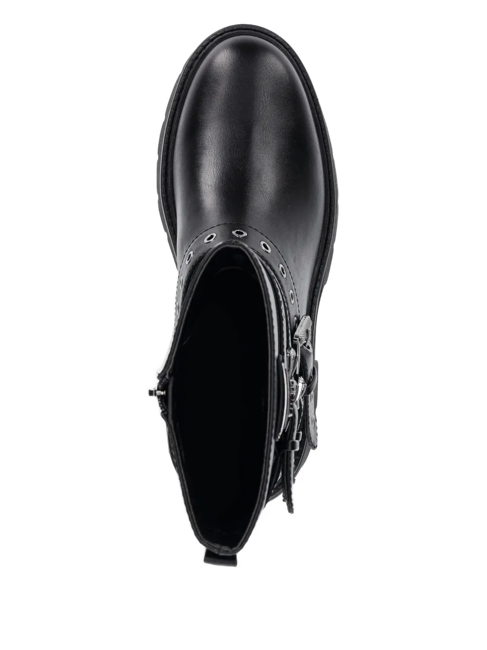 GUESS USA Salvo buckle-detail platform boots Black