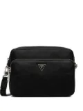 GUESS USA logo-plaque zip-fastening belt bag - Black