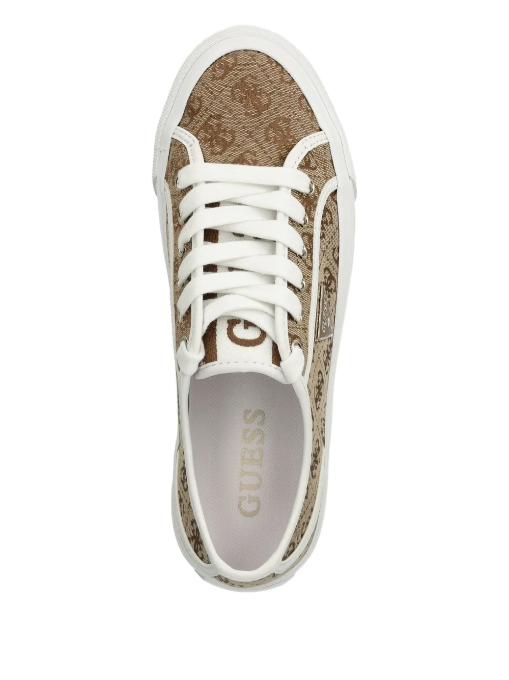 GUESS USA logo-print sneakers Neutrals