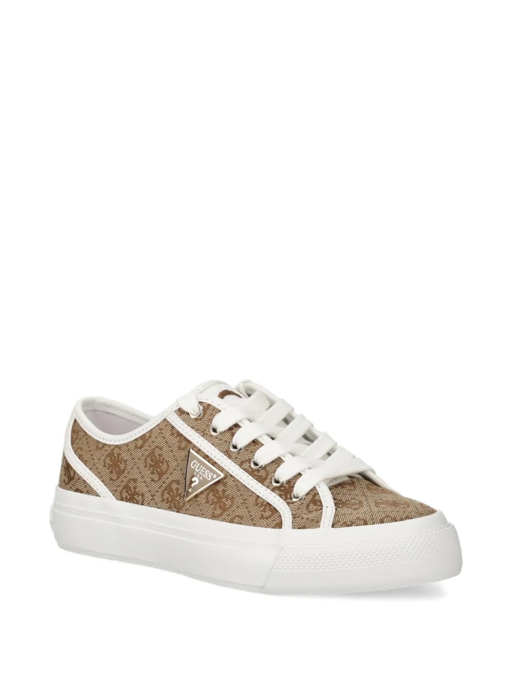GUESS USA logo-print sneakers - Beige