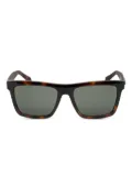 GUESS EYEWEAR tortoiseshell square sunglasses - Brown