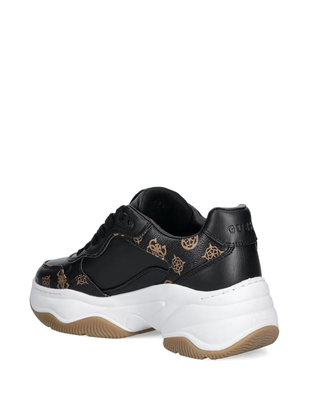 GUESS USA logo-print chunky low-top sneakers Black