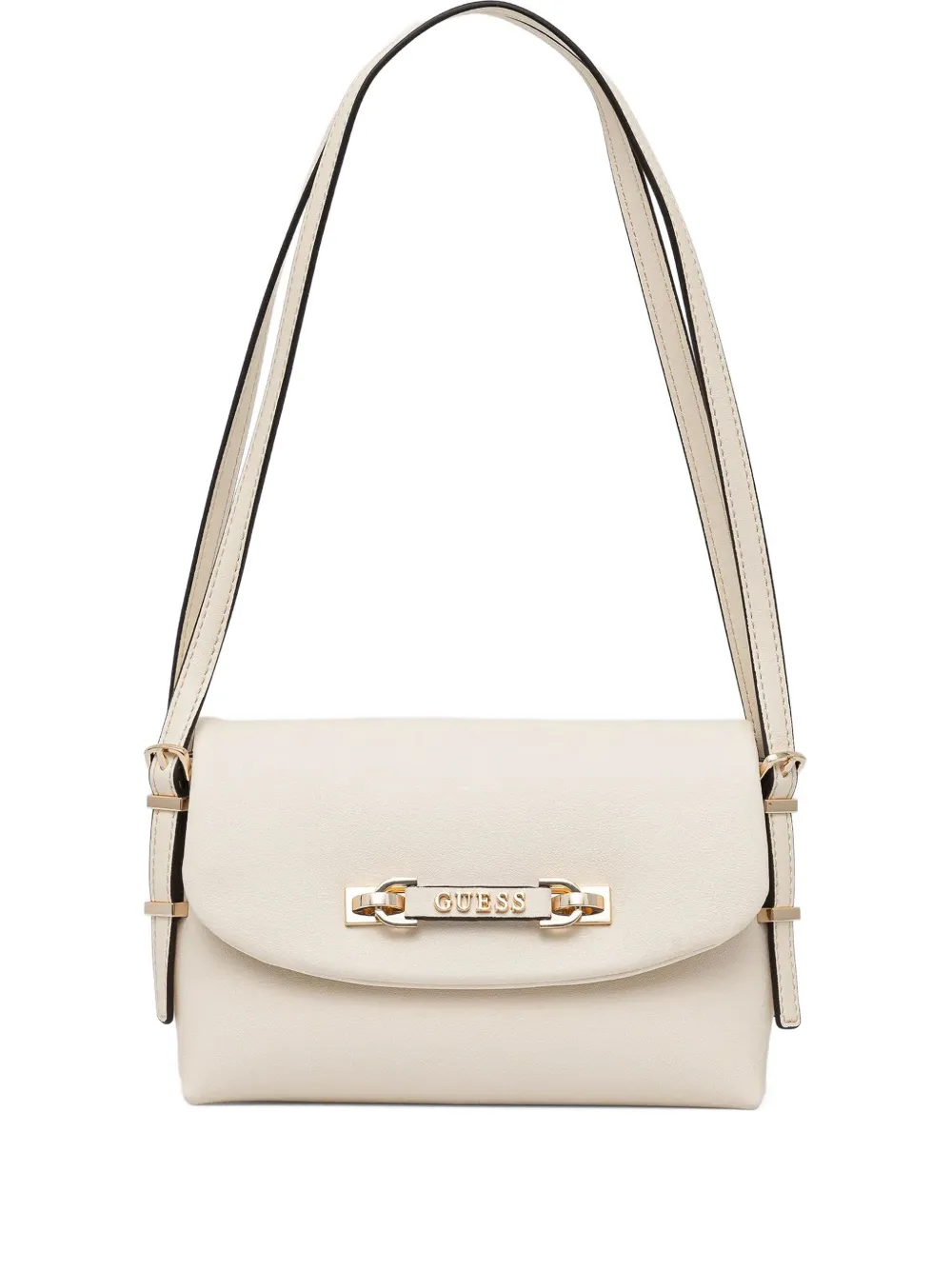 flap-front shoulder bag