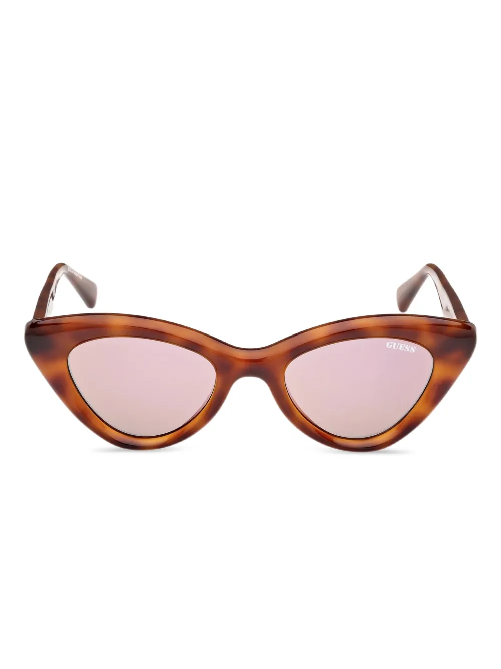 GUESS EYEWEAR cat-eye mirrored sunglasses | Brown | Image 1