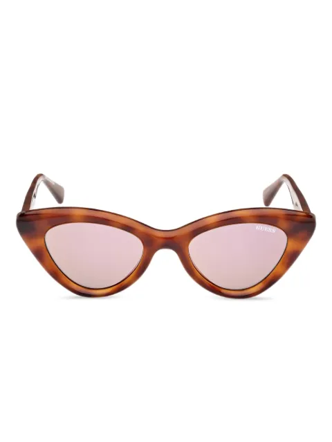 GUESS EYEWEAR cat-eye mirrored sunglasses