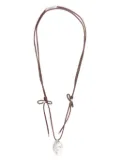 YVMIN hedgehog pearl necklace - Brown