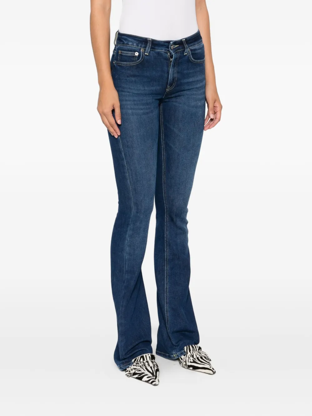 DONDUP flared jeans Blauw
