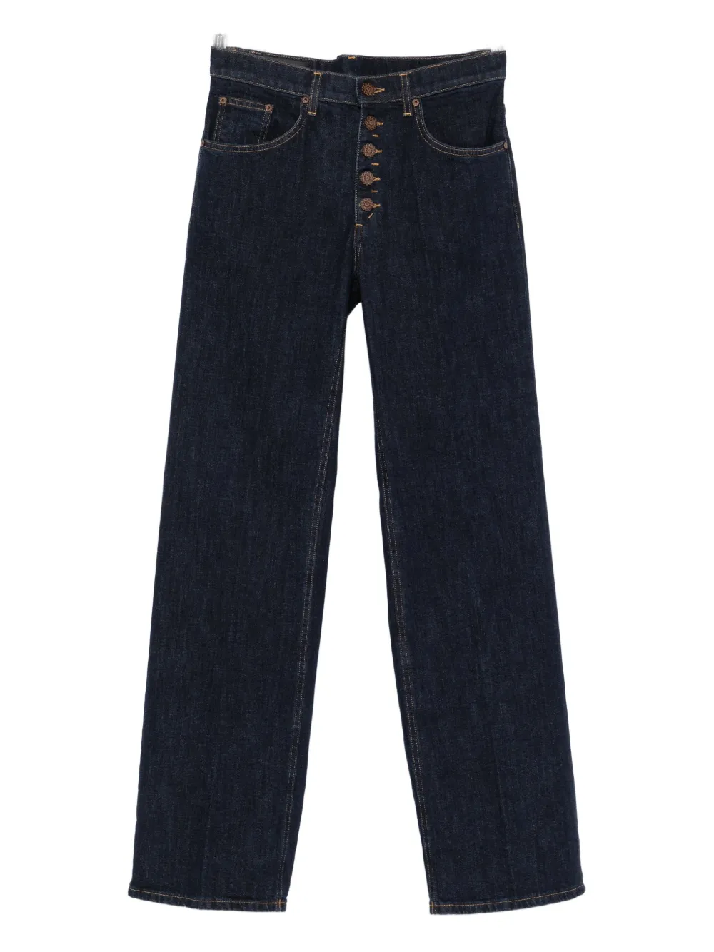 Dondup Button-fly Jeans In Blue
