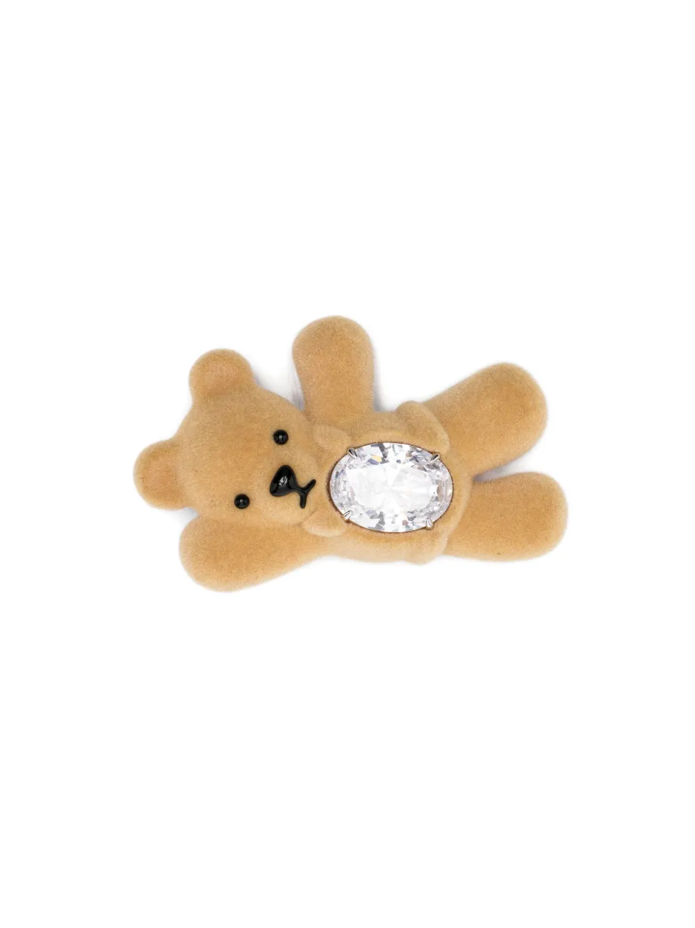 embellished-teddy bear hair clip