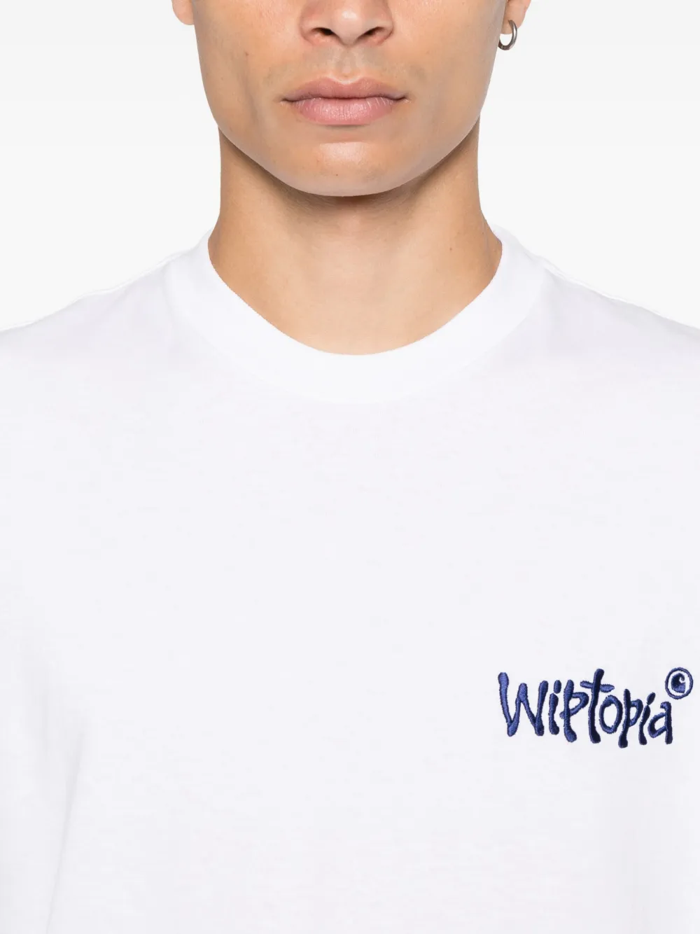 Carhartt WIP Wiptopia Script T-shirt Wit