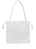 Coccinelle large Dulse embossed-logo tote bag - Grey