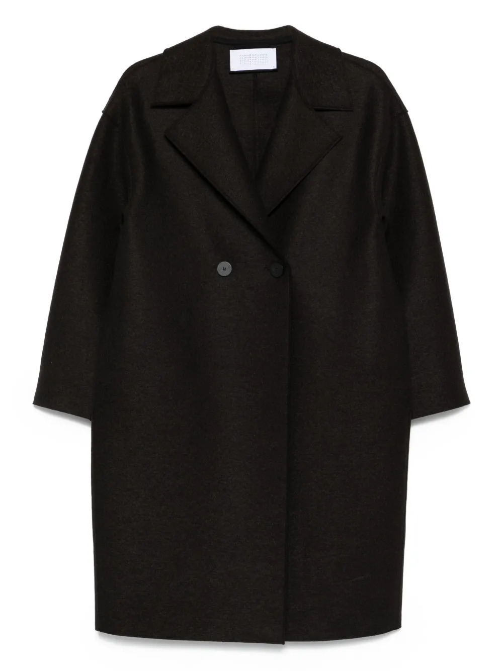 Harris Wharf London double-breasted wool coat Bruin