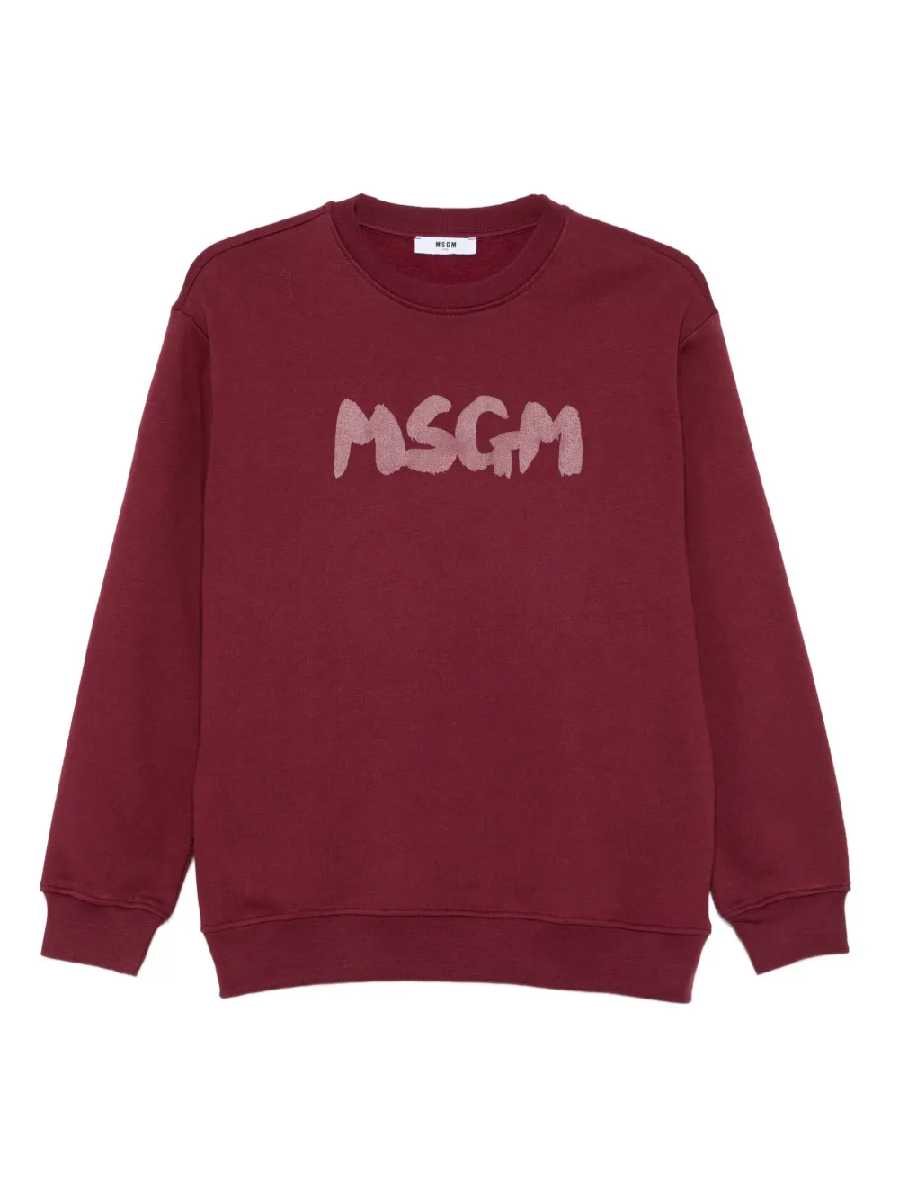 MSGM Kids logo-print sweatshirt Rood