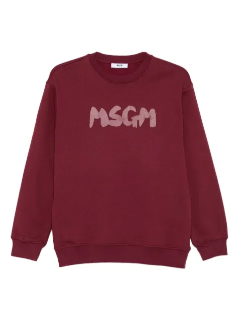 MSGM Kids logo-print sweatshirt