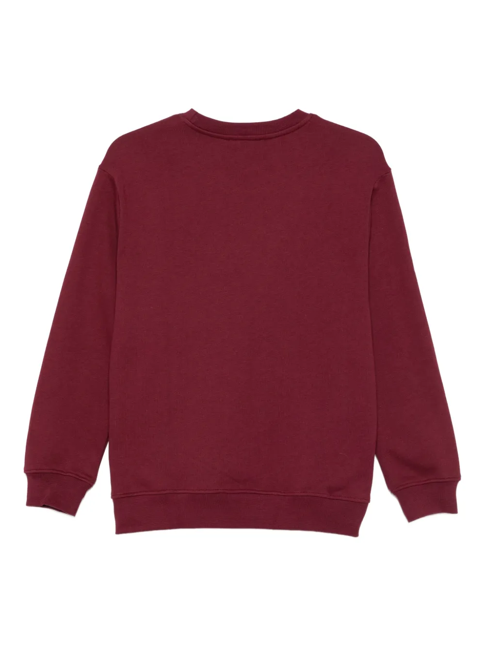Msgm Logo-print Sweatshirt In Brown
