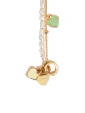 Bimba y Lola heart-charm double-layer bracelet - White