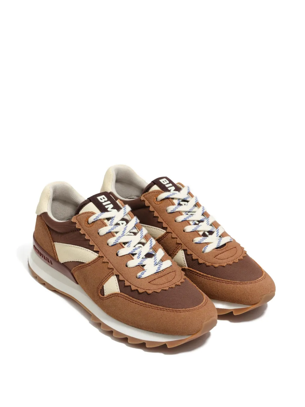 Bimba y Lola Sneakers met gewelfd vlak - Bruin
