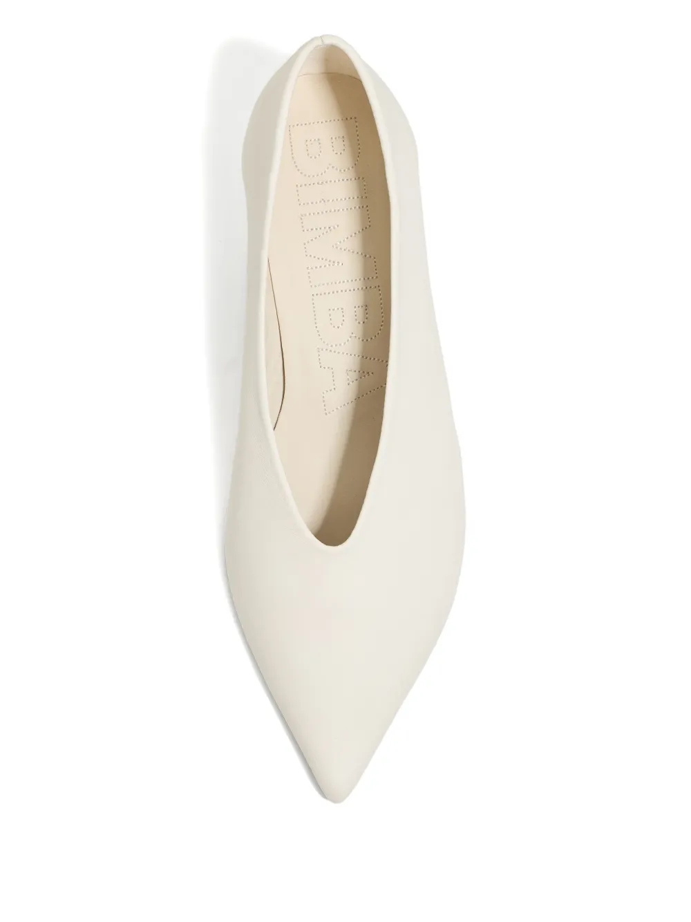 Bimba Y Lola Pointed-toe Cone-heel Pumps In White