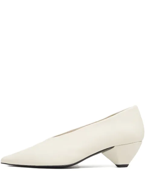 Bimba y Lola pointed-toe cone-heel pumps
