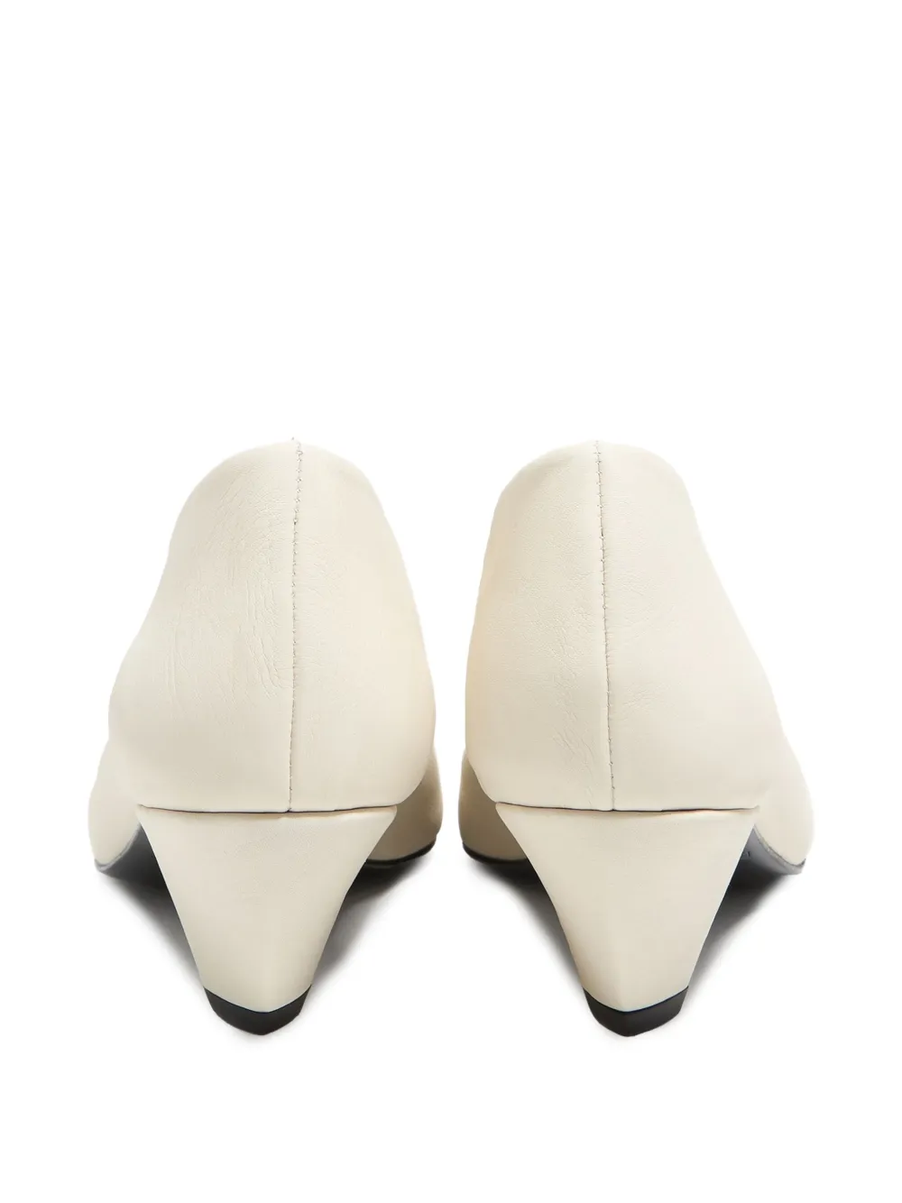 Bimba Y Lola Pointed-toe Cone-heel Pumps In White