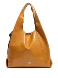 Bimba y Lola large Paper leather shoulder bag - Orange