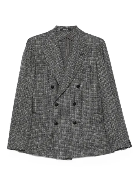 Tagliatore blazer texturizado con doble botonadura