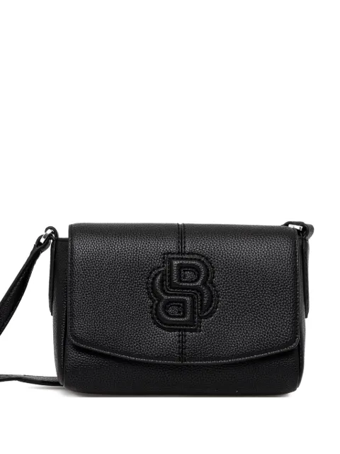 BOSS embossed-logo shoulder bag
