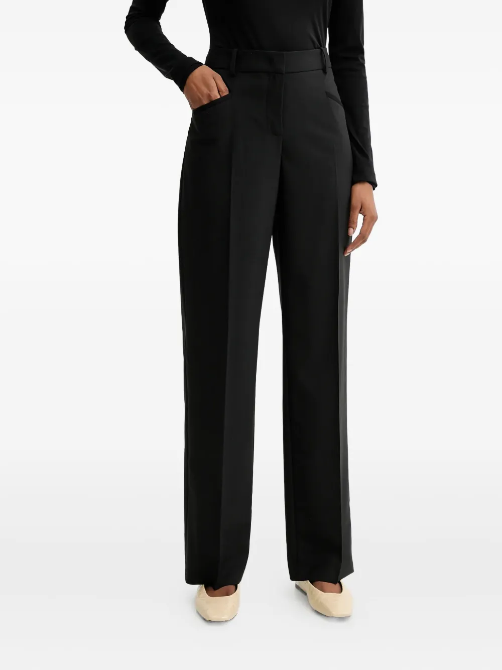 Hugo Boss Tailored Trousers In Black