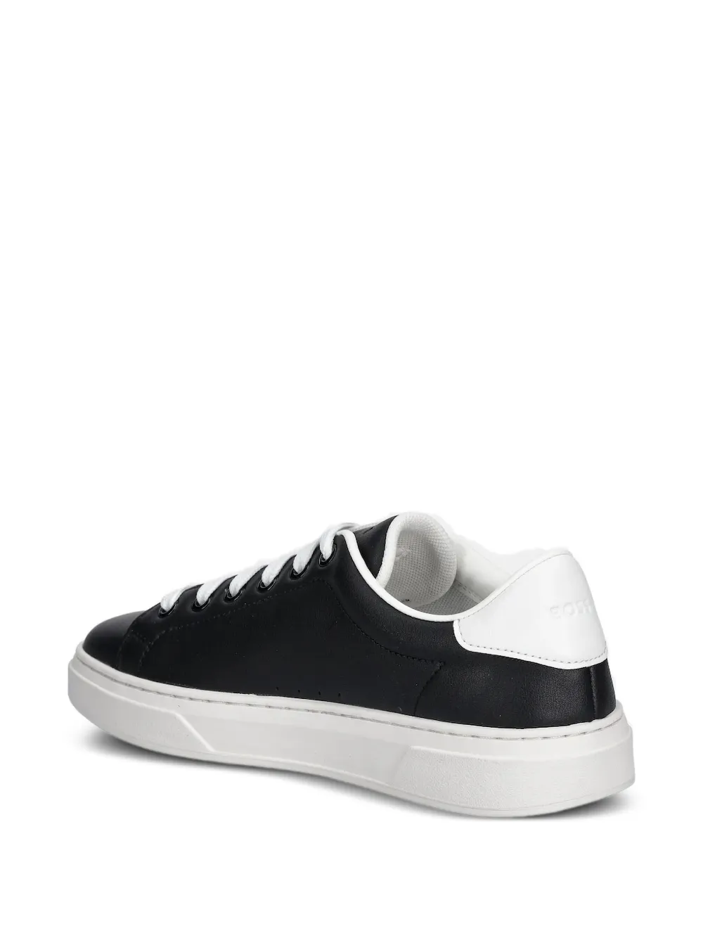 BOSS Kieran lace-up leather sneakers Black