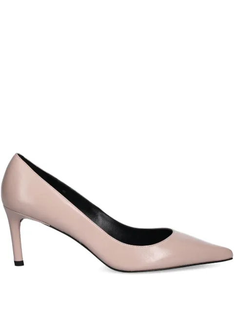 BOSS 75 mm leren pumps met puntige neus