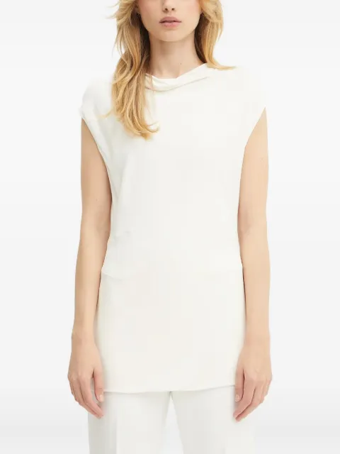 BOSS top con cuello desbocado