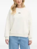BOSS embroidered crew neck sweatshirt - Neutrals