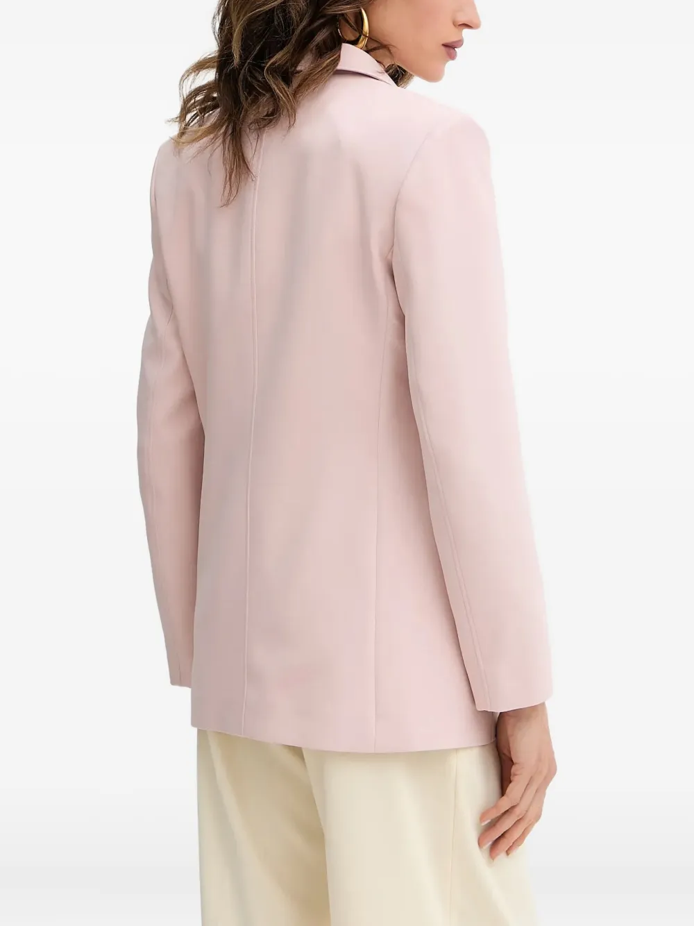 BOSS Blazer met enkele knoop Roze