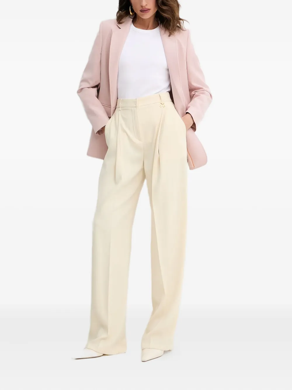 BOSS Blazer met enkele knoop Roze