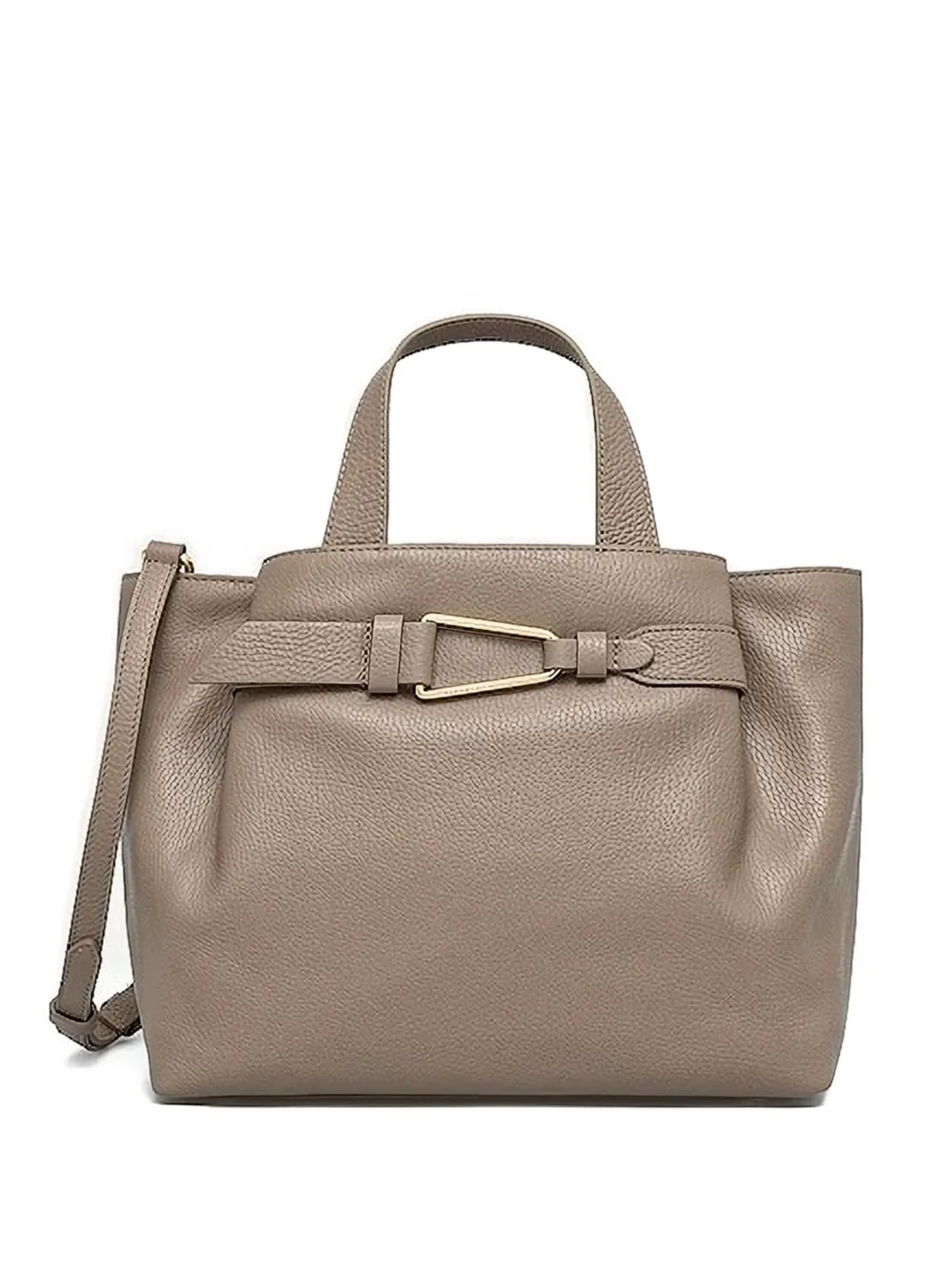 Coccinelle Shopper met gespdetail en handvat Bruin