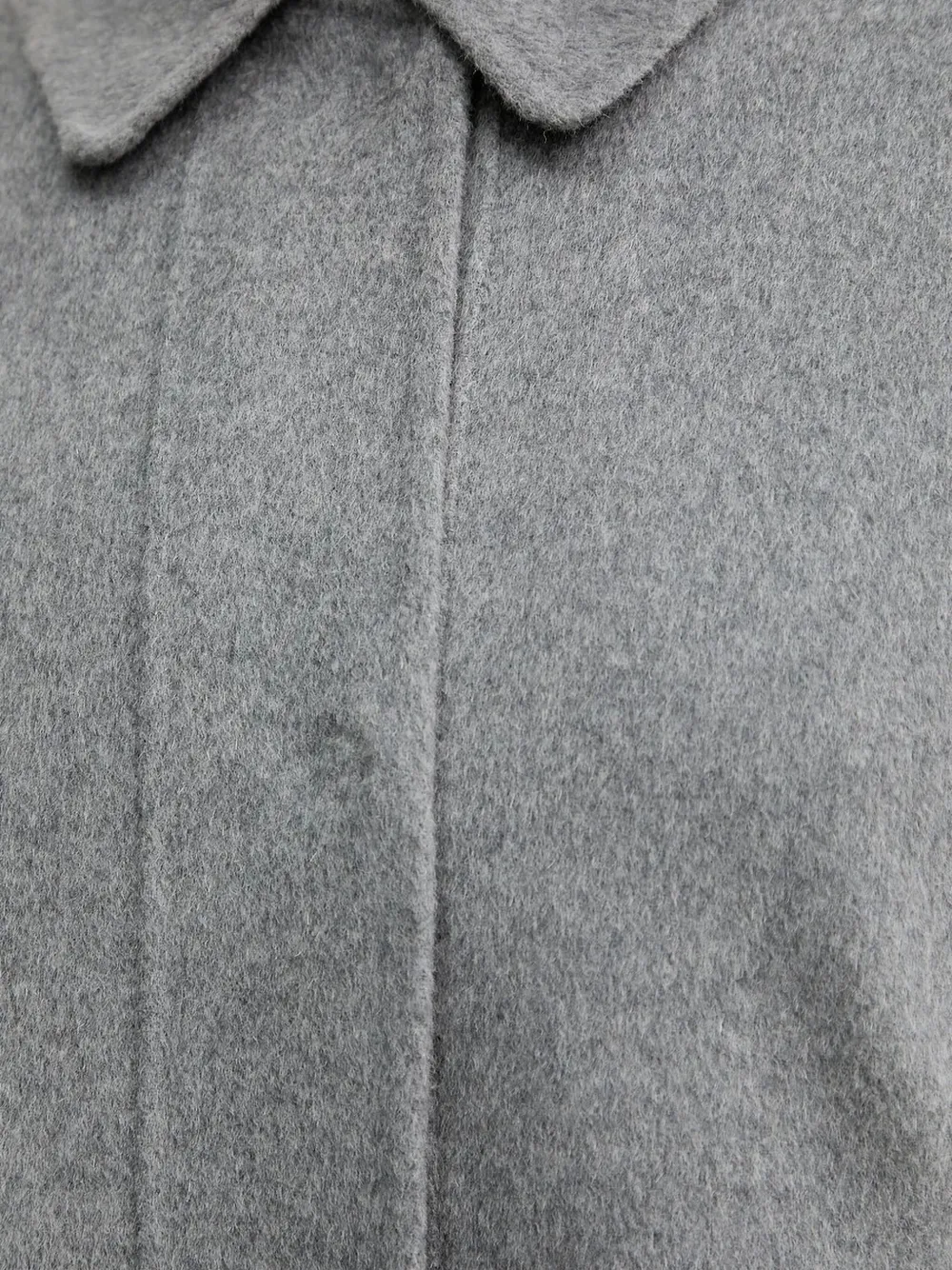Hugo Boss Cropped Buttoned Jacket In Gray