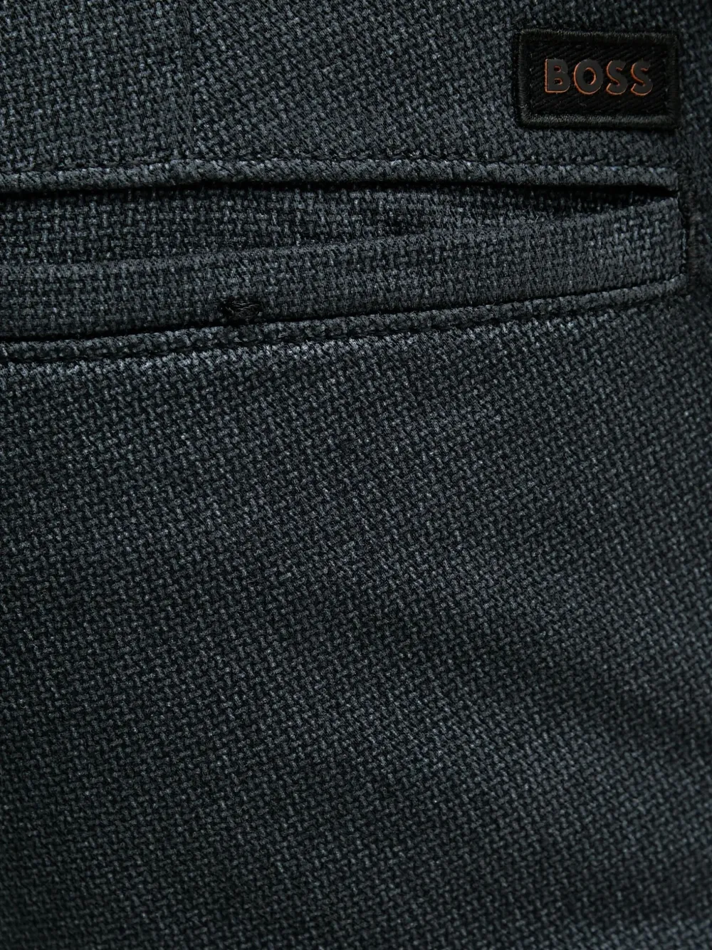BOSS Straight broek Grijs