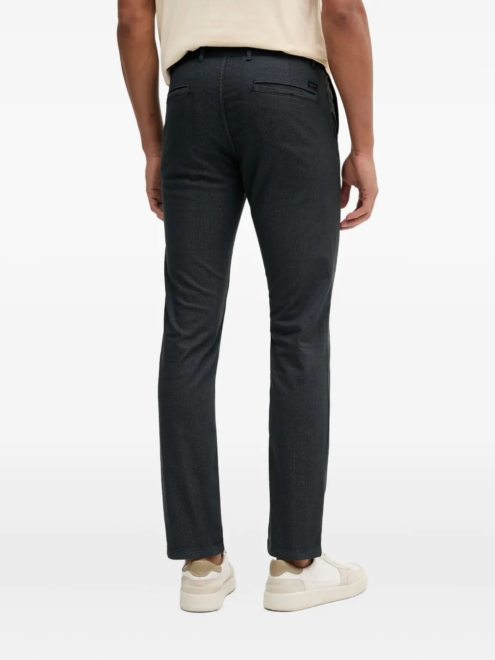 BOSS Straight broek Grijs