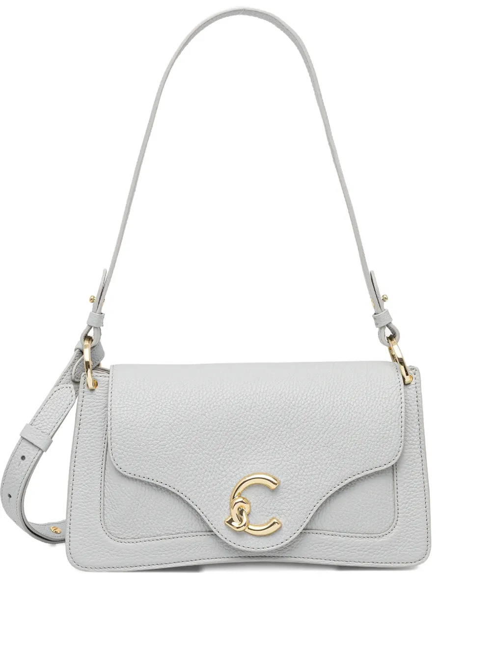 C-Me leather shoulder bag