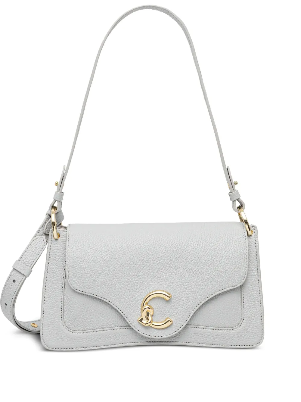 C-Me leather shoulder bag
