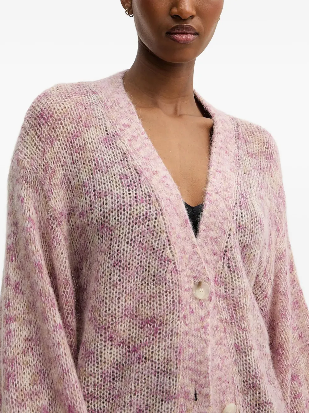 BOSS Vest met ballonmouwen Roze