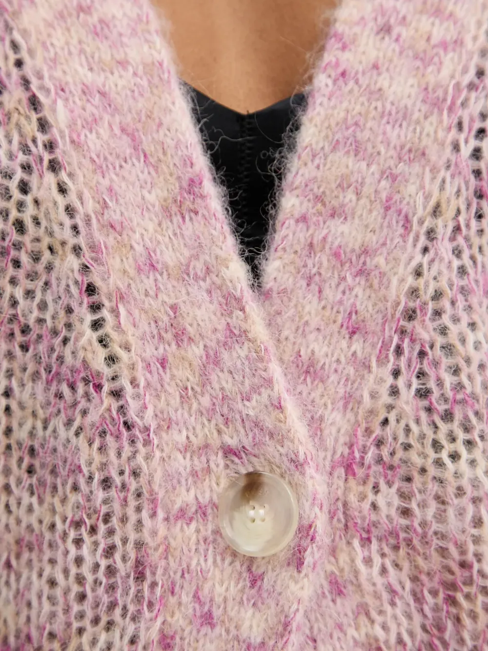 BOSS Vest met ballonmouwen Roze