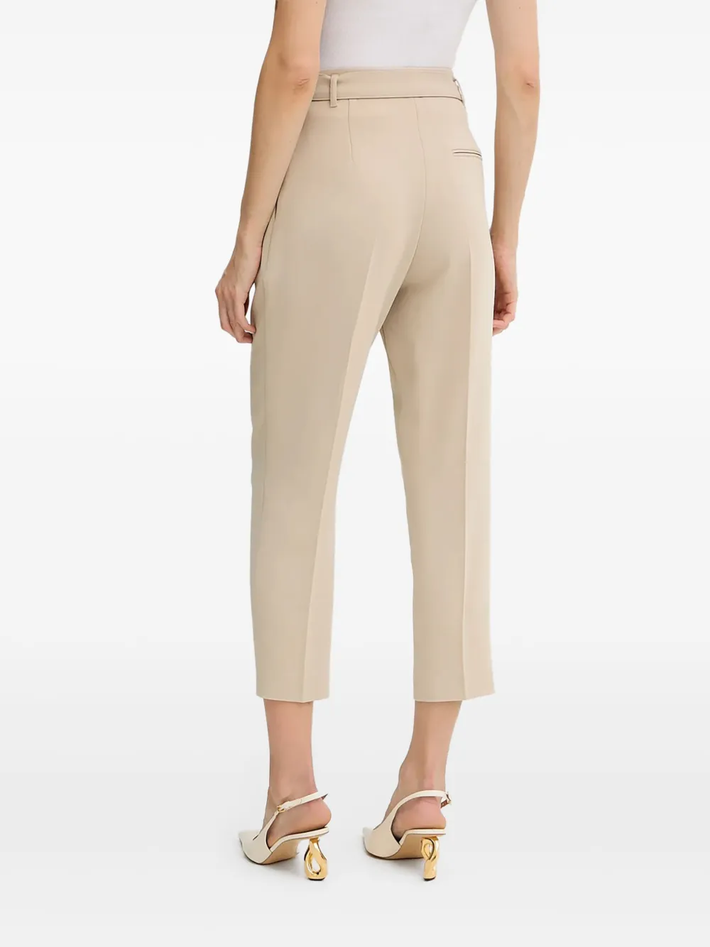 BOSS pleated-front trousers | Cropped Pants | Image 2
