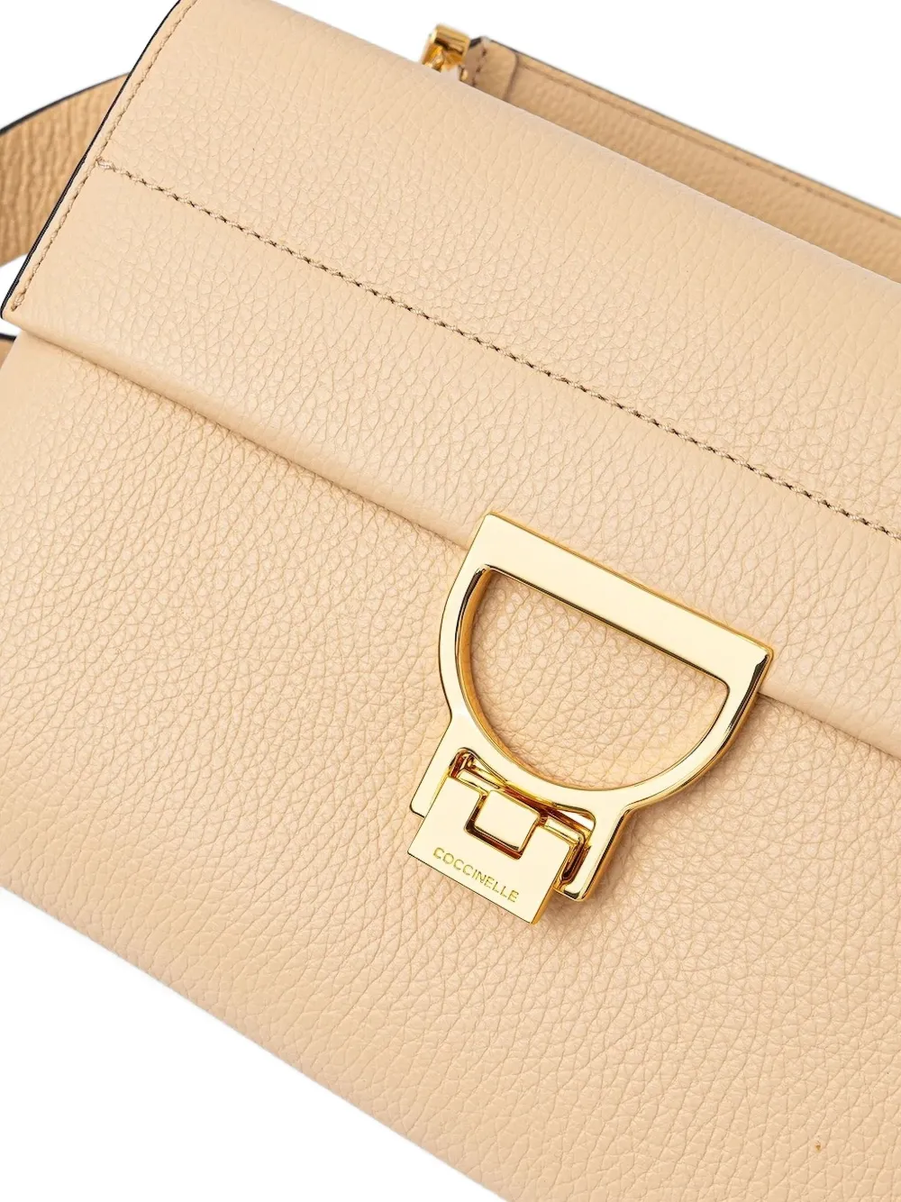 Coccinelle Top-handle D-ring Satchel In Neutral