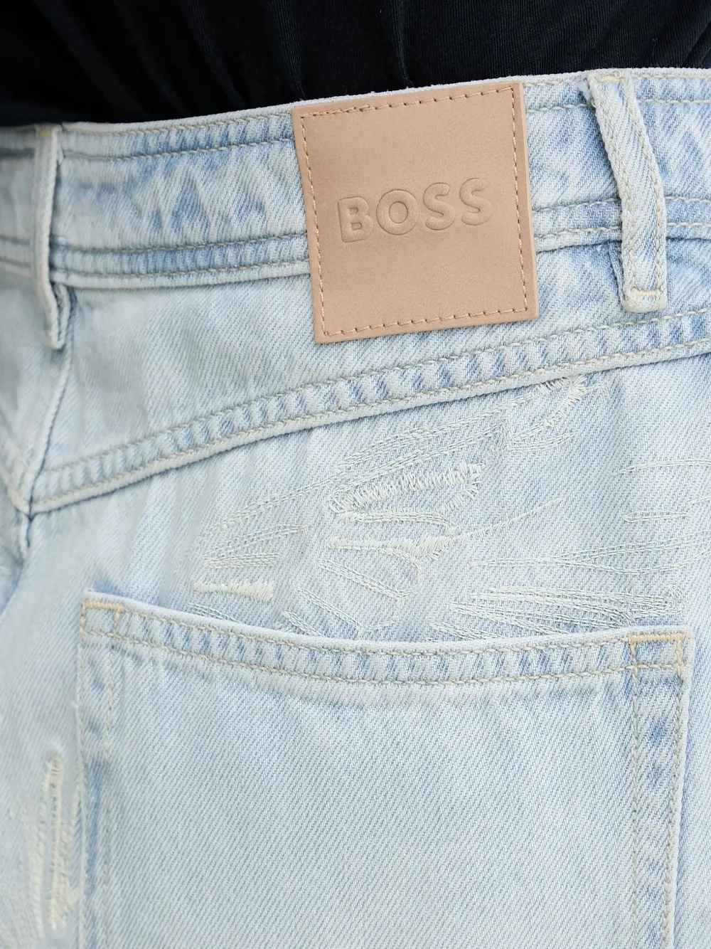 BOSS Mini-spijkerrok Blauw