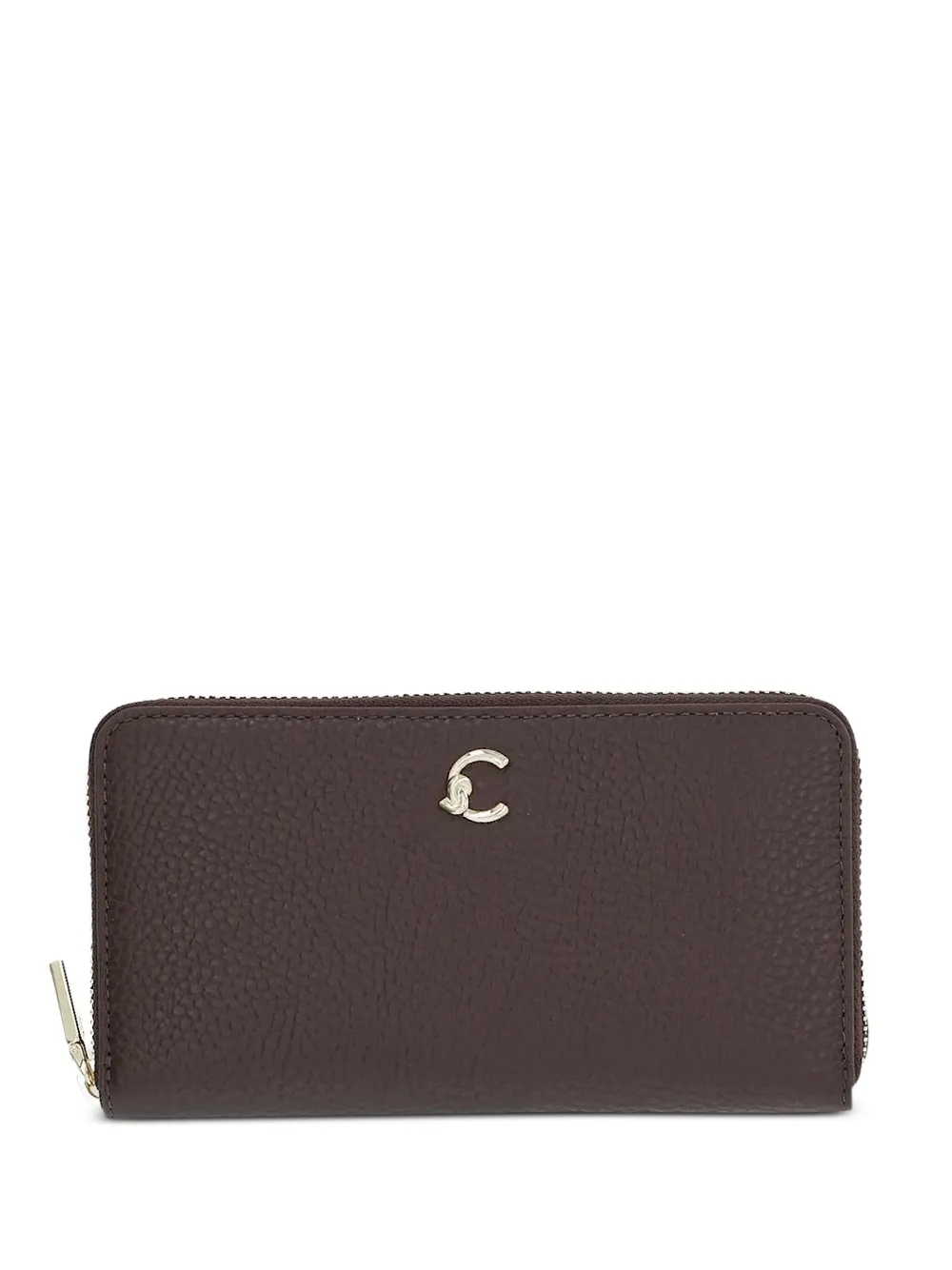 Coccinelle zip-around logo wallet | Brown | Image 1