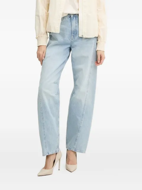 BOSS pleated-panel jeans