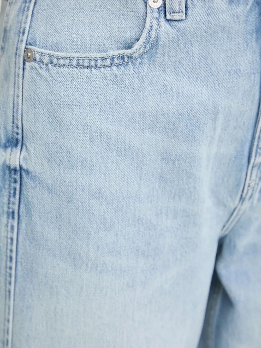 BOSS Jeans met geplooid vlak Blauw